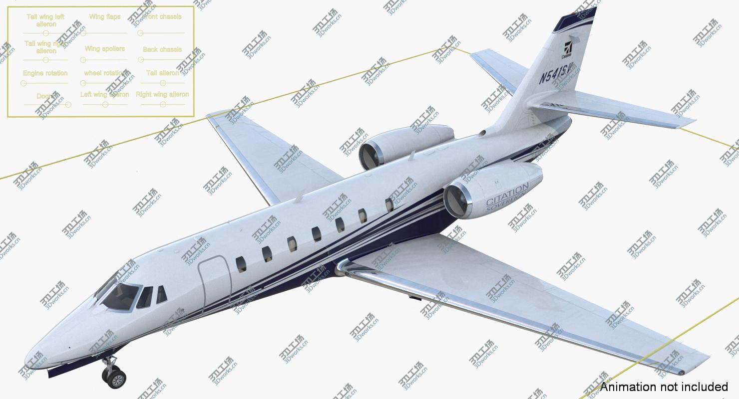 images/goods_img/2021040161/3D Cessna 680 Citation Sovereign Rigged/4.jpg